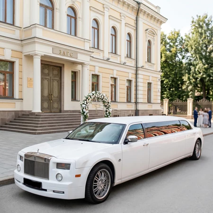 Аренда Chrysler 300C с водителем — лимузин на мест